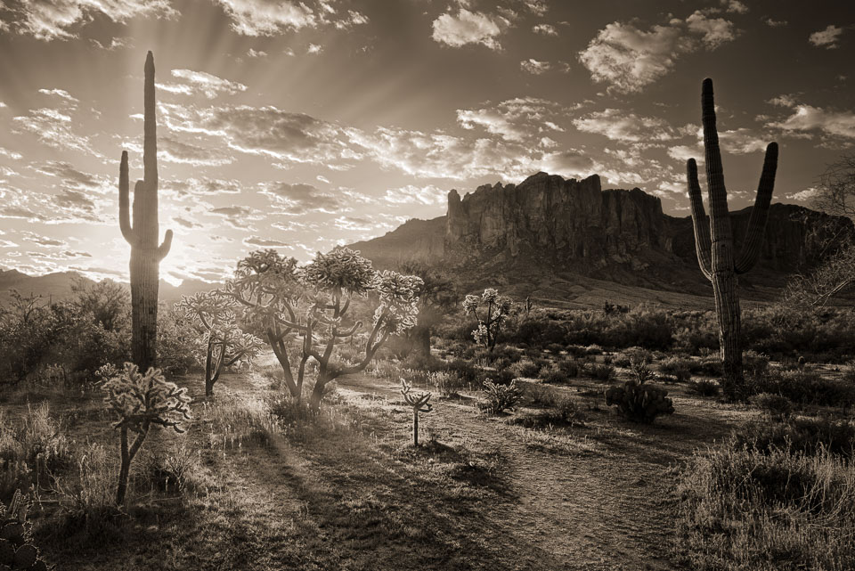 Superstition Mountain sunrise