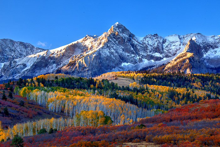 Sneffels Range in the San Juan Mountains of Colorado.