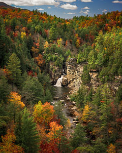 Linville Falls in Autumn