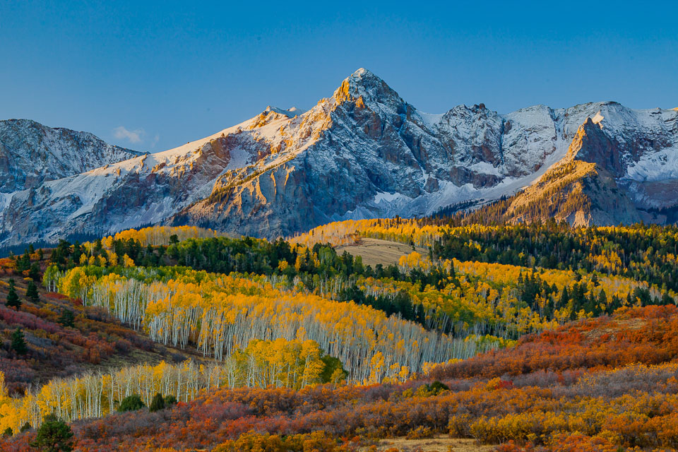 Sneffels Range in the San Juan Mountains of Colorado.