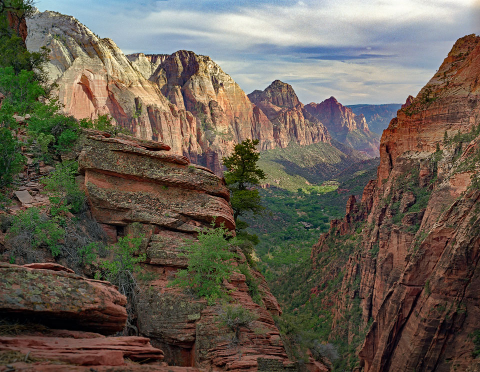 Zion Canyon, View from Angels Landing trail