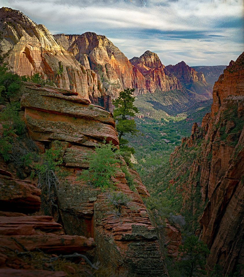 Zion Canyon, View from Angels Landing Trail