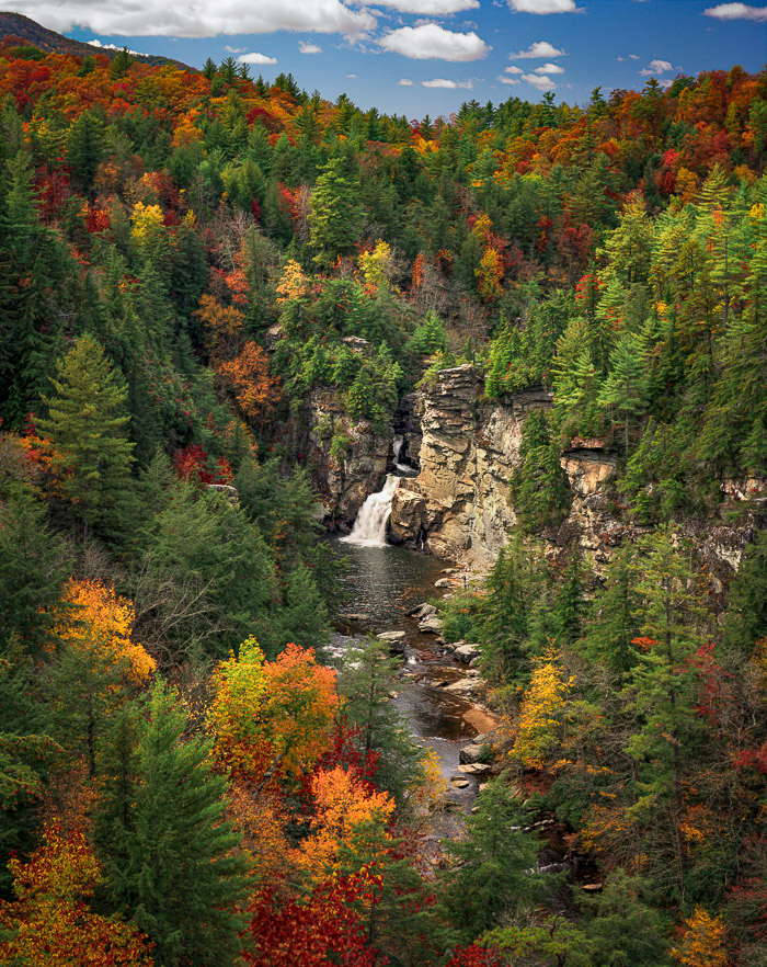 Linville Falls in Autumn