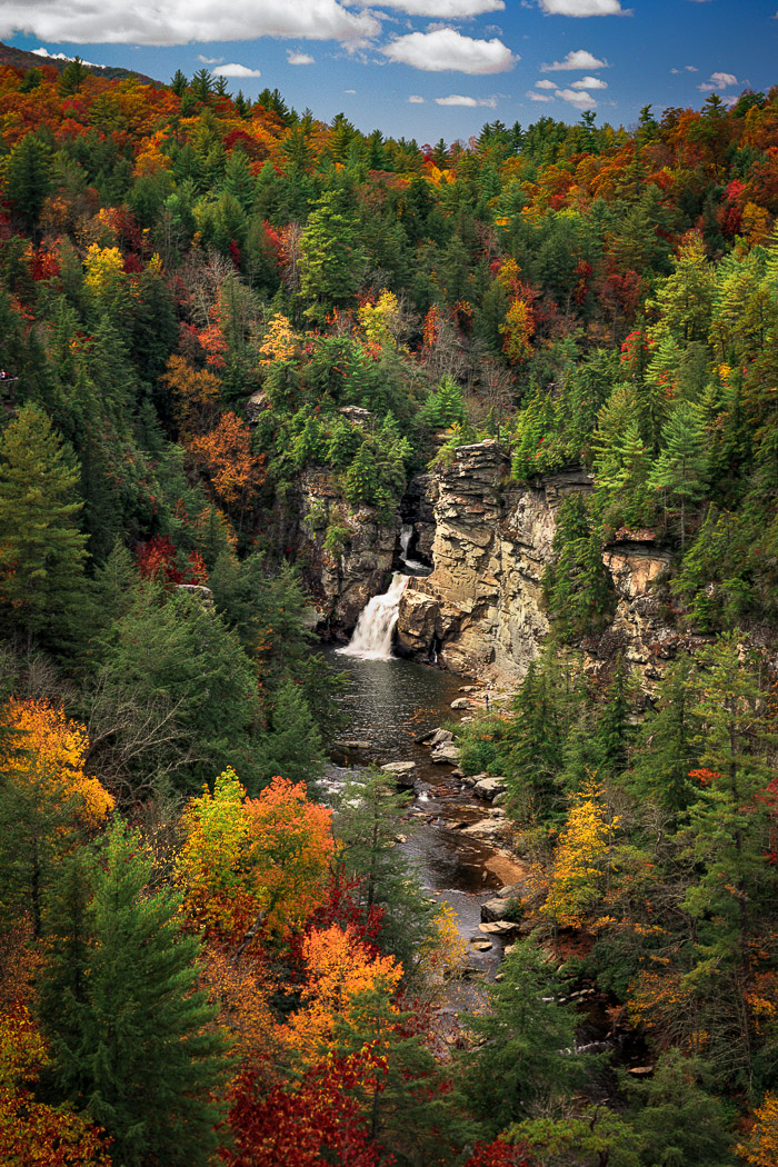 Linville Falls in Autumn