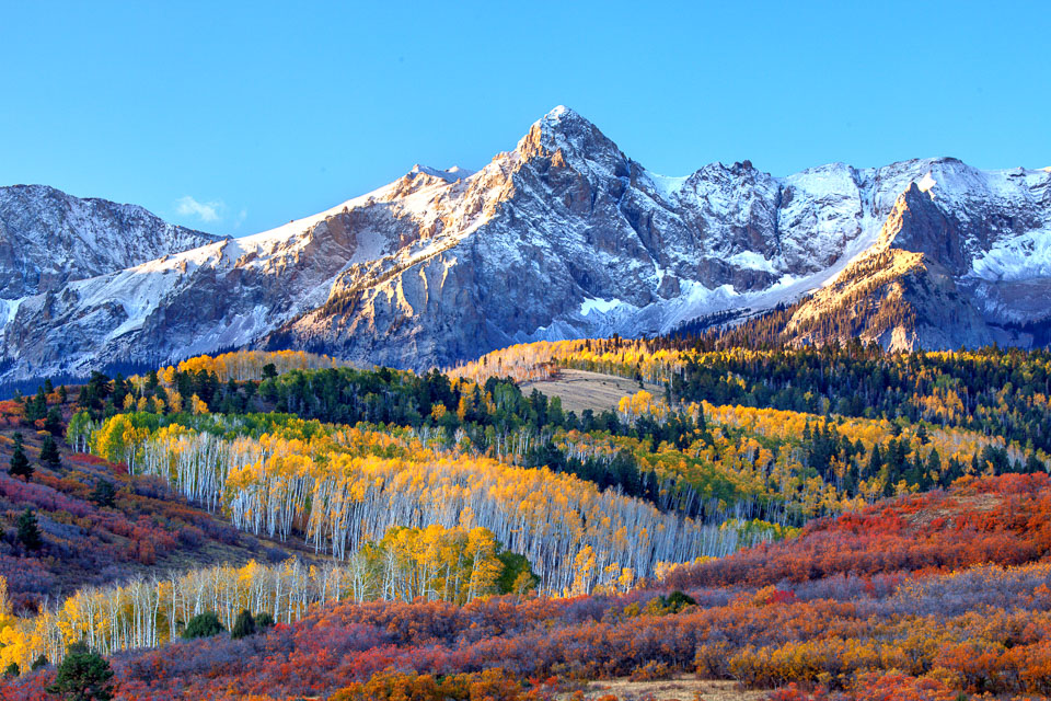 Sneffels Range in the San Juan Mountains of Colorado.