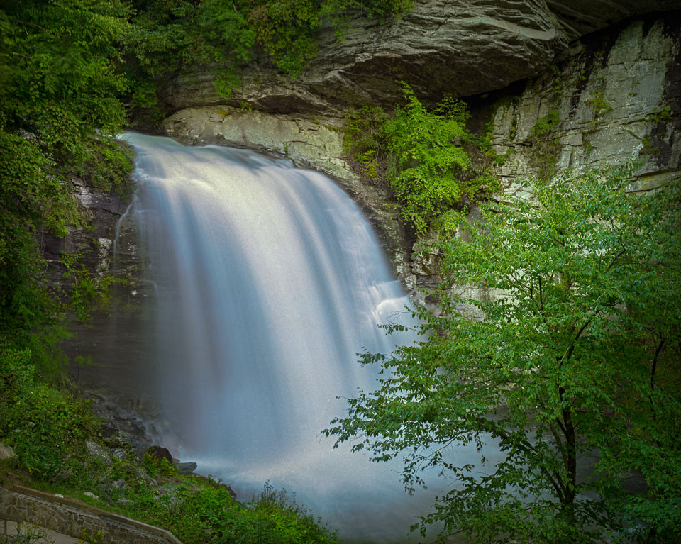 Looking Glass Falls after Hurricane Frances