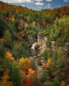 Linville Falls in Autumn