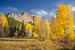 Formations rise amidst the autumn blaze