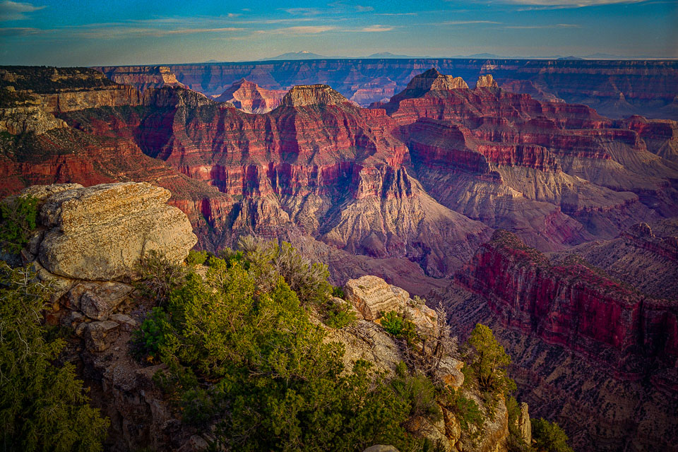 View from Bright Angel Point, Grand Canyon North Rim