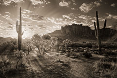 Superstition Mountain sunrise
