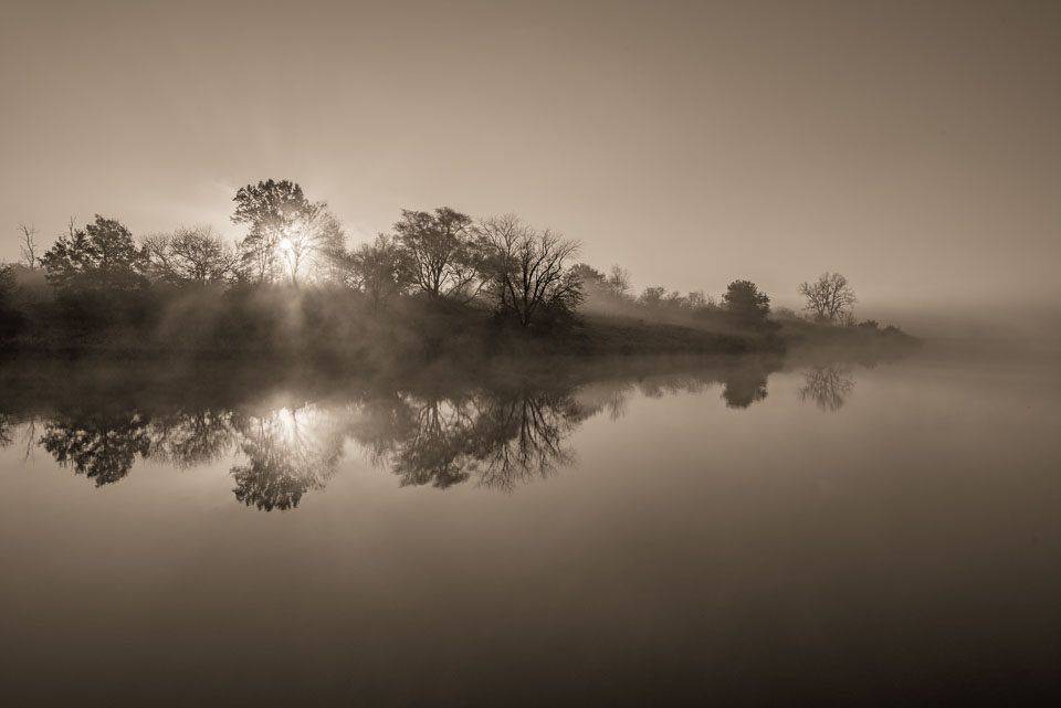 Sunrise reflections